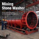 Efficient Rotary Scrubber Washing Machine for Mining Ore Stone Gravel and Construction Material Washing