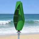 800W 12V 24V 48V Vertical Maglev Wind Turbine Generator Kit, Fiberglass Blades with High Efficiency MPPT Controller