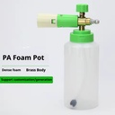 1000ML Adjustable Snow Foam Lance, Brass Connector Car Wash Foam Cannon Sprayer for Pressure Washer Detailing