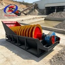 Large Capacity 100t/h Screw Spiral Sand Washer with Gear for Desliming Cleaning Heavy Duty Silica Sand Mineral Processing