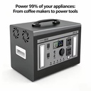 1000Wportable Power Station High Output Pure Sine WaveMPPT ACsocketUSB-C PD Fast Charging Solar Generator Portable Power Station