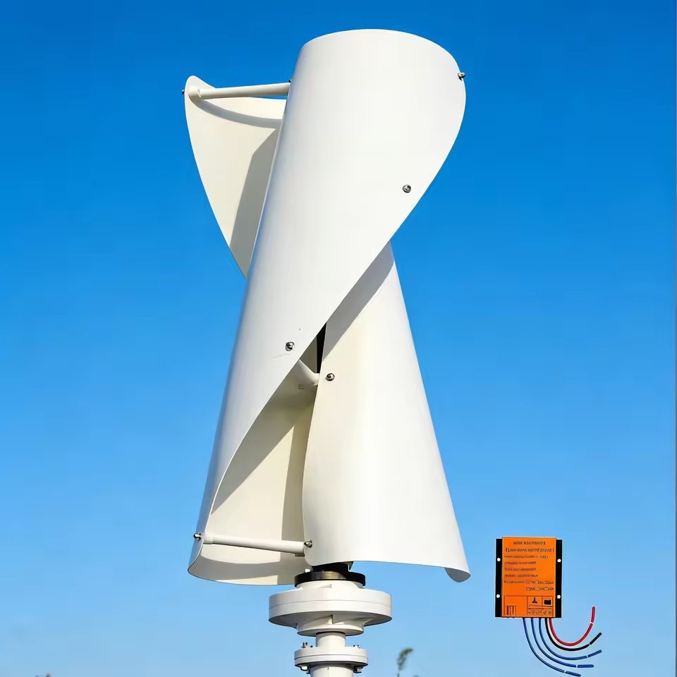 600W Vertical Axis Wind Turbine 12V 24V Maglev Wind Generator with Controller for Home and Camping