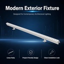 OEM ODM Outdoor LED Wall Washer Light 3W 6W 12W 14W IP67 Rating Aluminum Body for Commercial Buildings Hotel Municipal Lighting