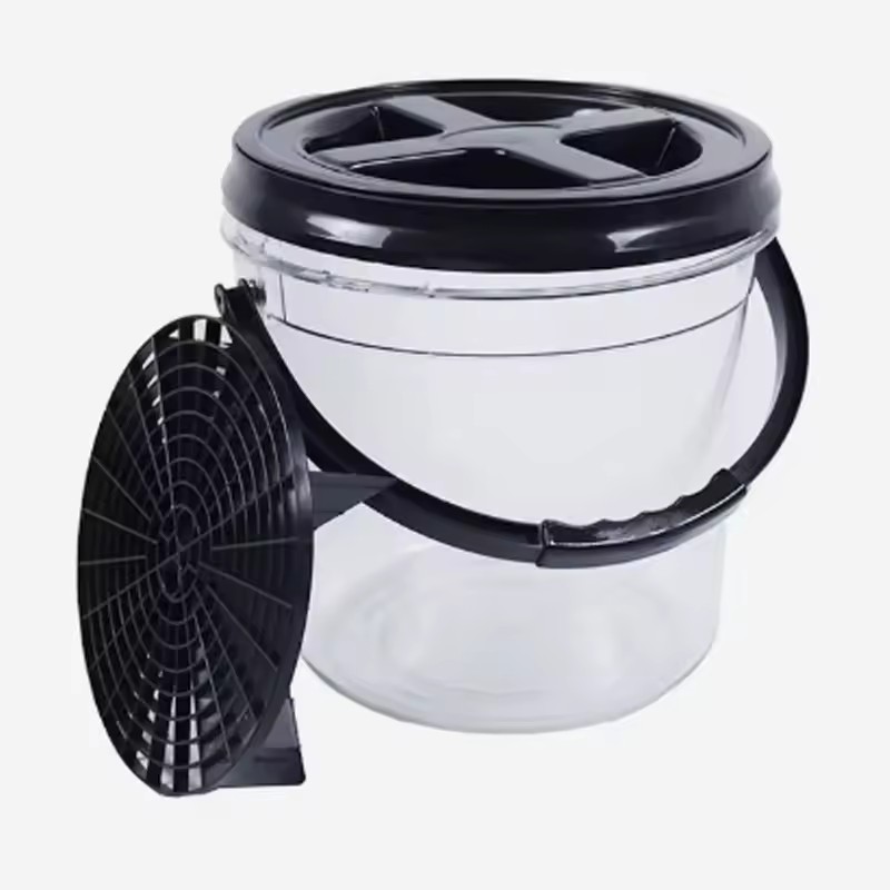 Transparent Bucket Heavy-Duty Handle Durable Car Wash Bucket