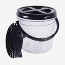 Transparent Bucket Heavy-Duty Handle Durable Car Wash Bucket