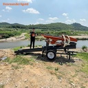 Easy Installation Gold Sluice Box 5 Tons/Hour Vibrating Deck Gold Wash Plant with Gold Separation for Riverbed Gold Panning