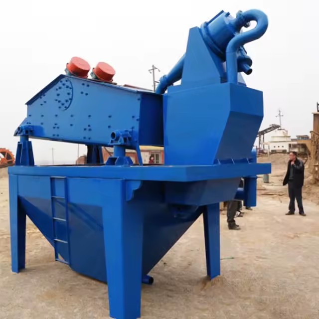 Fine Sand Collecting and Dewatering Machine Linear Vibrating Sieve for Sand Washing Plant Core Screen Component Used