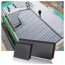 Solar Power Rooftop Solar Roof Tile Clean Electricity Generation Zero Carbon BIPV Rooftop Solar Tiles