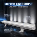 Aluminium Housing IP65 Outdoor Waterproof Building Wall Wash DMX512 RGBW 18W 24W Led Wall Washer 5-Year Warranty