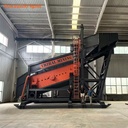 High Rigidity Gold Shaker Deck 500 Tons/Hour Automatic Sluice Box Gold Wash Plant with