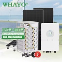 All in One Solar Power System 5KW 10KW 20KW 380V Hybrid Solar Energy System Complete Panel Kit