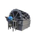 High-efficiency Silica Sand Bucket Wheel Sand Washer 80-150t/h Capacity 18.5kw Motor for Mining Gravel Industry Factory