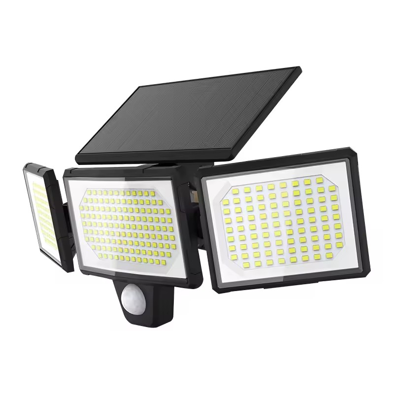 IP65 Waterproof New Generation 6000K Daylight LED Solar Outdoor Wall Light Long Strip Body Sensor for House Deck Fence Garden