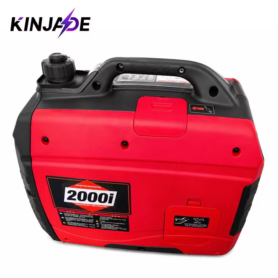 1800W 4-stroke Portable Inverter Gasoline Generator Eco-friendly Lightweight Silent Camping Power Source for RVs Trucks