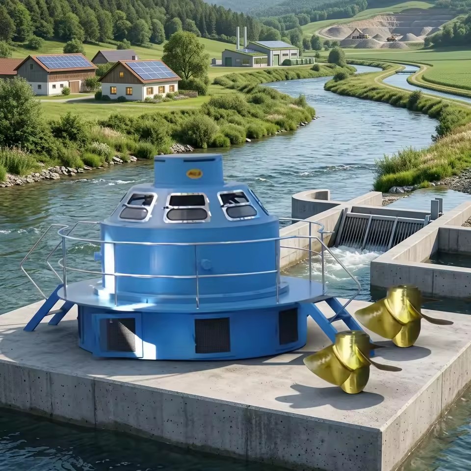 Customized Hydroelectric Generator Head with 1MV-20MV Mixed Flow Turbine Generator Equipment for Hydroelectric Power Plants