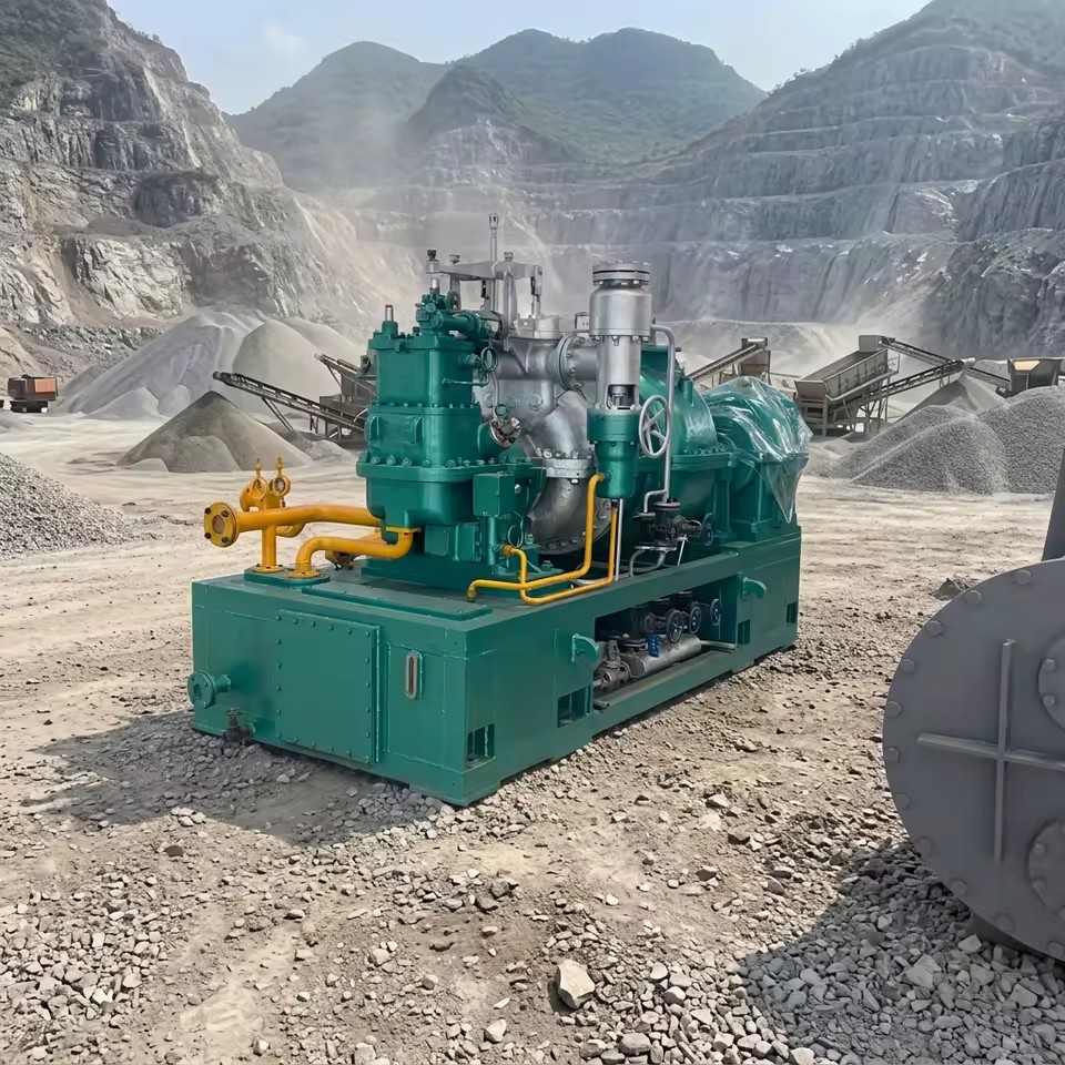 Industrial Steam Turbine Generator for Energy Recovery and Electricity Production