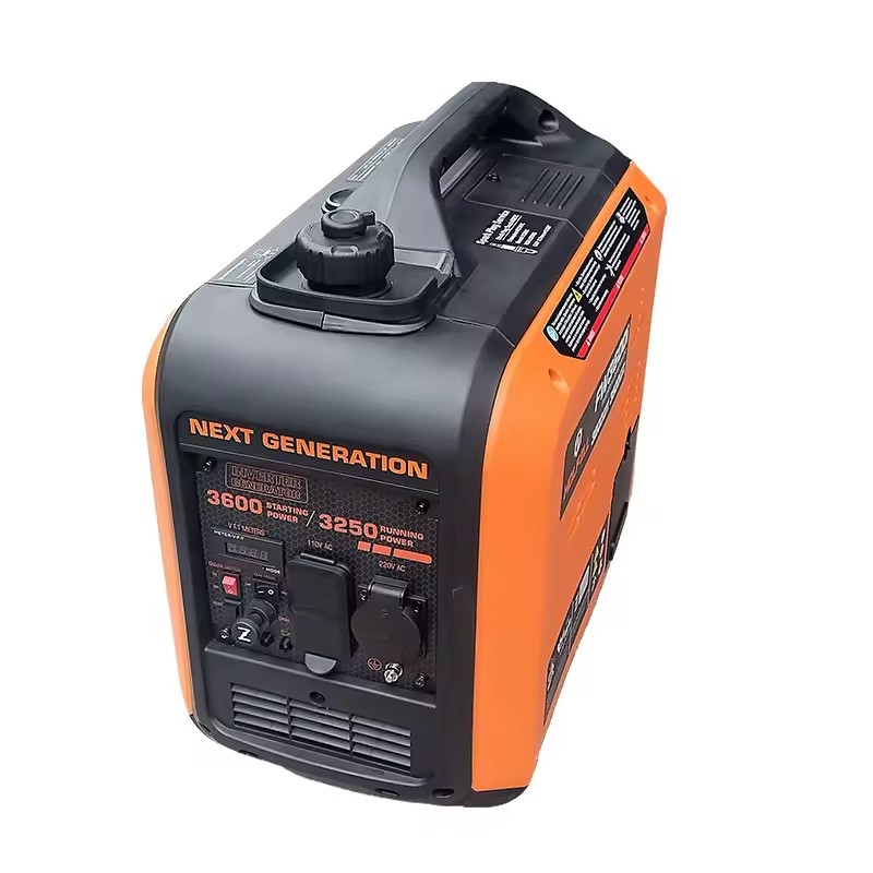 3.5KW Variable Frequency Intelligent Low-Noise Portable Hand Start Model FW3600IS Household Generator Outdoor