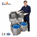 Small Scale Fruit Vegetable Washing Machine Bubble Cleaner with Ozone Sterilization Small Vegetables Washing Machine for Factory