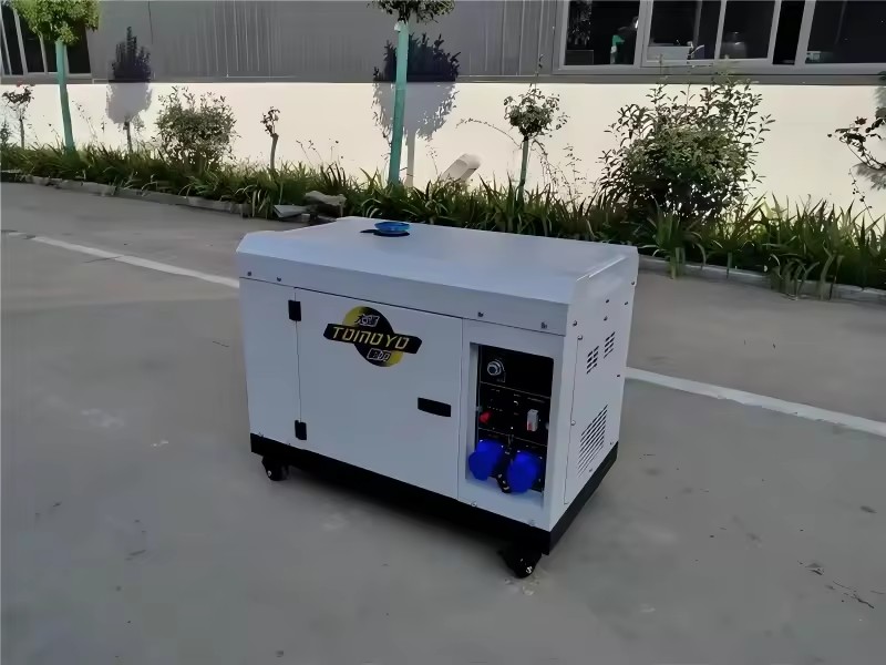 5kW Three-Phase Diesel Generator Portable Power Unit Open Frame Electric Start for Backup and Jobsite Use