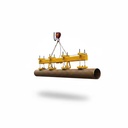Safe & Energy Saving EPM Magnetic Crane Lifter for Steel Tubes Bundles No Power Needed During Lifting Anti-vibration