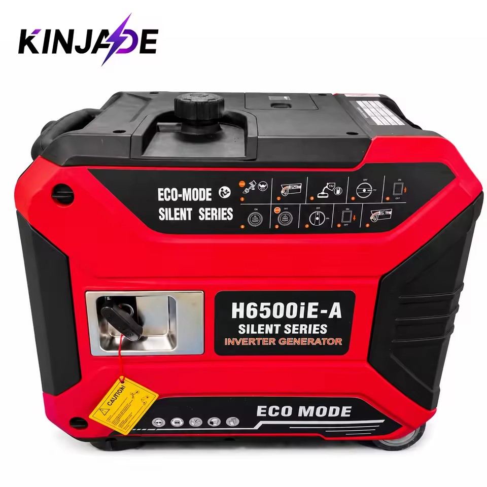 6500 Silent 4-Stroke 223cc Variable Frequency Generator Portable Gasoline Electric Start 7h Runtime Outdoor Camping Home