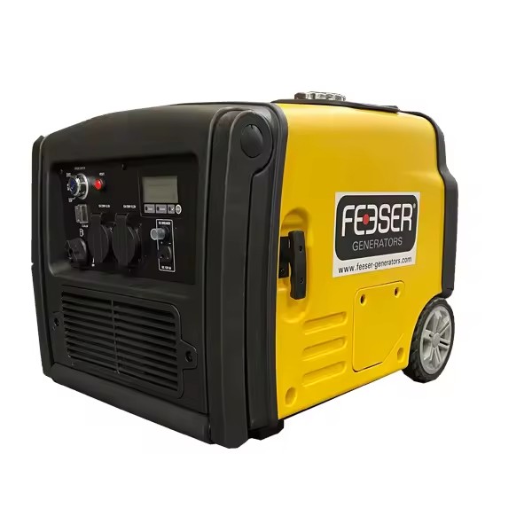 Feeser 230 Volt 1+N Digital Inverter 50Hz Soundproofed Air-Cooled 208 cm Power Generator Electric Start 2800-Re Genset