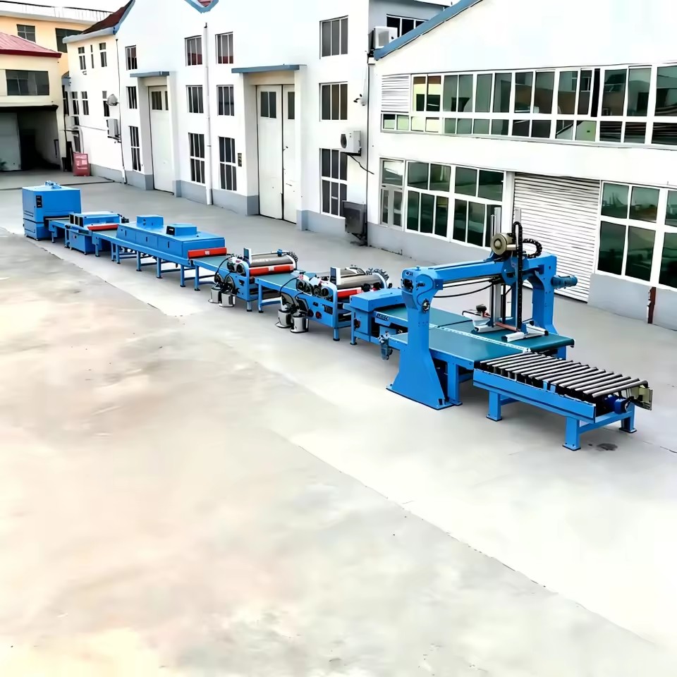 Automatic UV Coating Machine Water-based PU UV Paint Varnishing Machine Roller Double-side Coater Line for MDF Wooden Furniture