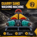High Wear Resistance Twin Helix Quarry Aggregate Equipment Durable Wet Processing Optional Sizes Spiral Sand Washer Pump