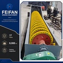 OEM Optimized Design Single Helix River Stone Cleaning Equipment Efficient Mineral Industry Spiral Sand Washing Machine