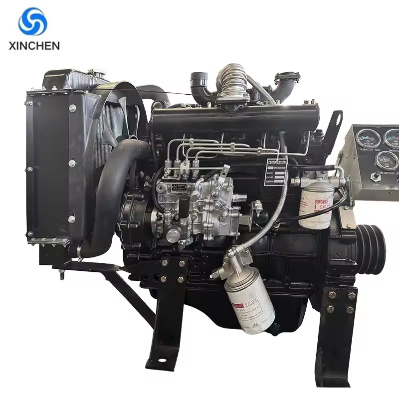 ZH490ZP Diesel Engine 4 Cylinder 45KW 60HP Turbo with Belt Pulley for Irrigation Pump Low Noise High Factory Warranty