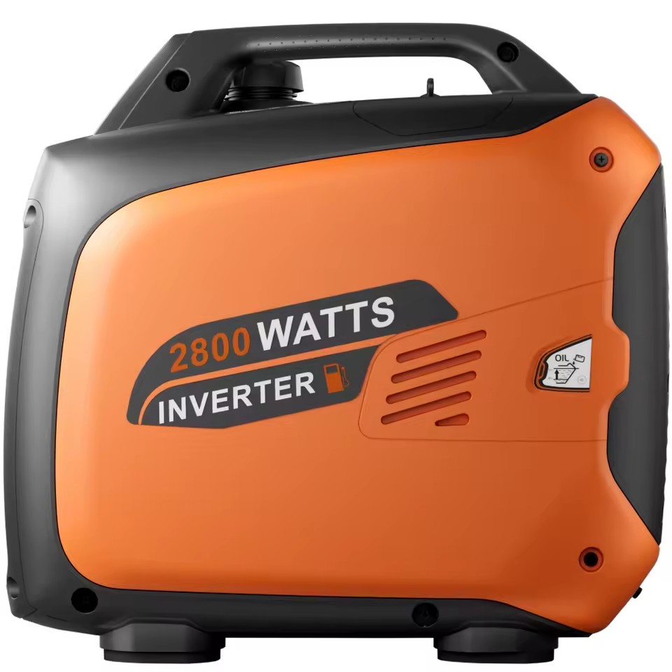 2KW 4-Stroke Air-Cooled Recoil Start Portable Inverter Generator Single Phase Gasoline Powered 18kg Lightweight 80cc Engine