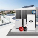 10KW Home Solar System Growatt Hybrid Inverter MPPT HF 16KWH Battery Storage Monocrystalline Silicon Uninterrupted UPS Power