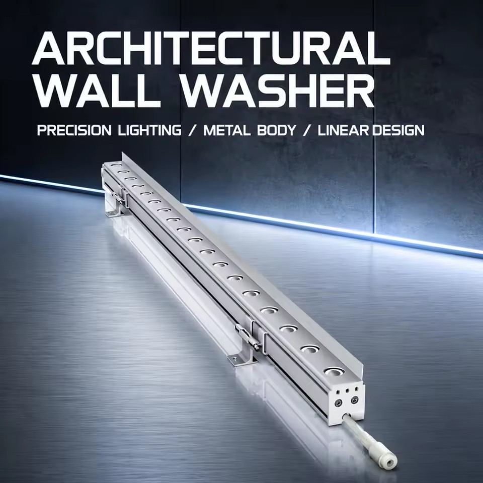 Facade Building Linear Light Wall Washers IP65 Aluminum RGB LED Light Strip for Exterior Exhibition Display Lighting
