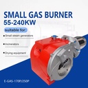 Industrial Single Stage Gas Burner Steam Generator Parts for Boiler Natural Gas/LPG Fuel Steel & Aluminum Alloy Construction