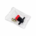 Universal 180 Degree Fuel Filter Fuel Shut Valve 1/4" Inline Gas Cut Switch for Generator Snowblower Garden Power Tools