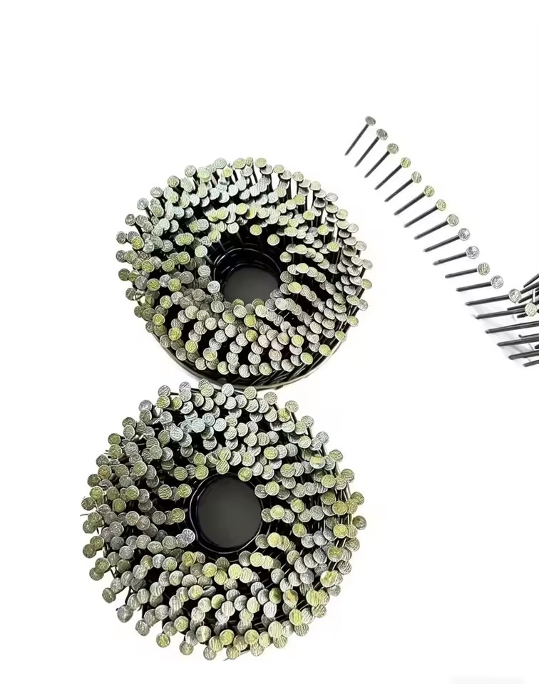 High Strength Galvanized Coil Framing Nails for Pneumatic Nail Gun Construction Work