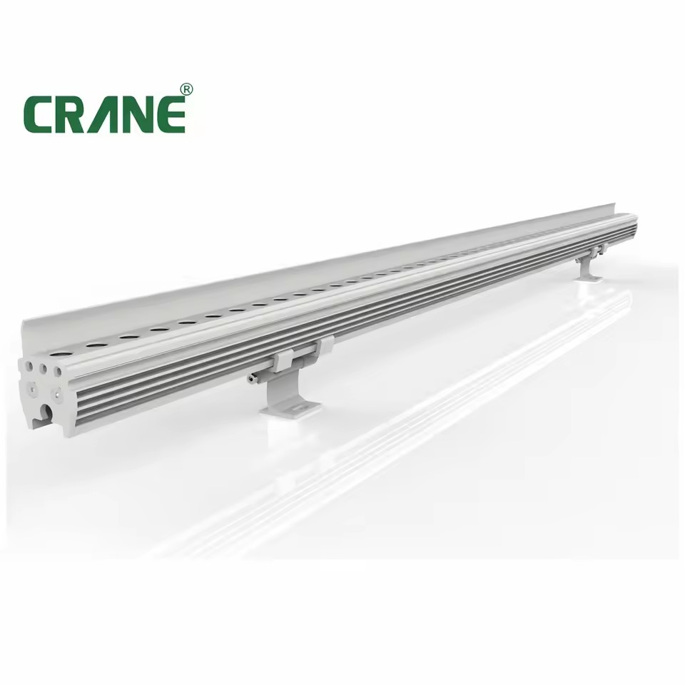 24W 36W 48W 60W IP65 Aluminum 24V Architectural Track DMX Linear Facade Outdoor LED Wall Washer Uplight for Building and Bridge