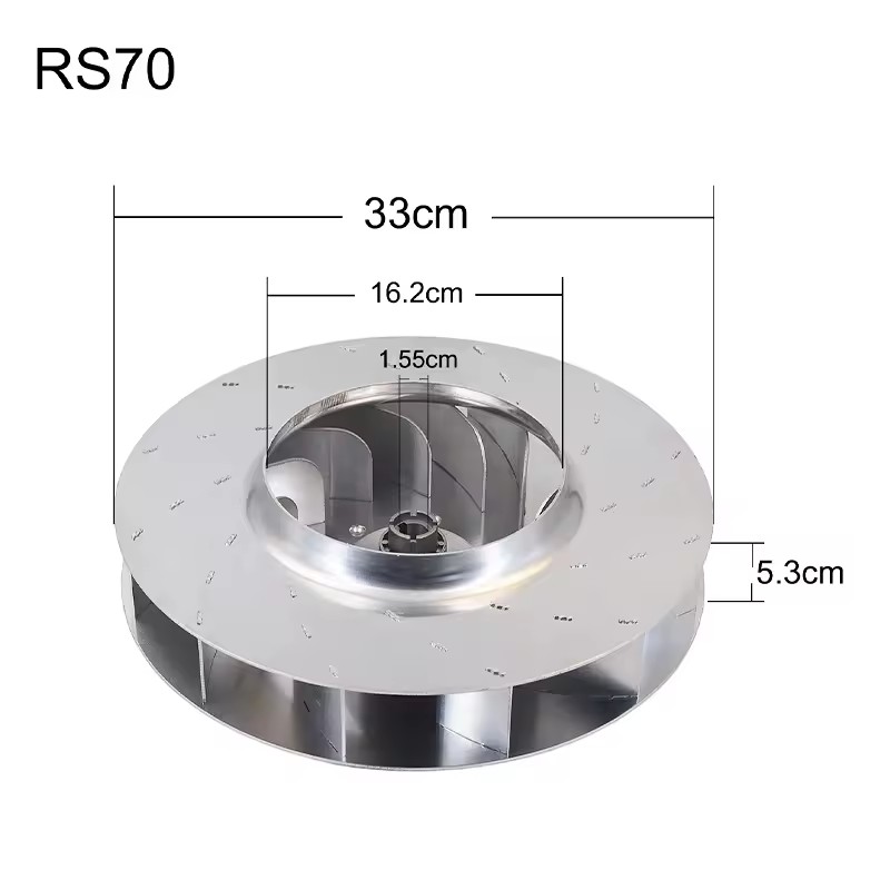 Replacement Burner Fan Impeller Blower Wheel for RS34 RS50 RS70 RS100 RS190 Industrial Gas Burner Boiler Heating System Parts