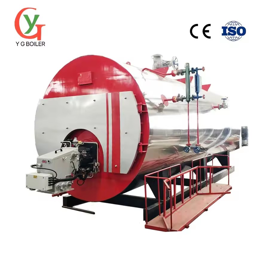 YG WNS Remote Monitoring High Quality Q345R Carbon Steel Material Long Service Life Gas Oil Fired Steam Boiler for Steam Turbine