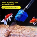 SUNSUN Aquarium Sand Cleaner, Water Changer, Filter, Automatic Electric Waste Cleaner, and Fish Waste Removal Pump.