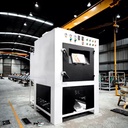 Double Gun PLC Automatic Sableuse Machine Dust Collector Rolling Basket Design High Variable Frequency Motors Sandblasting