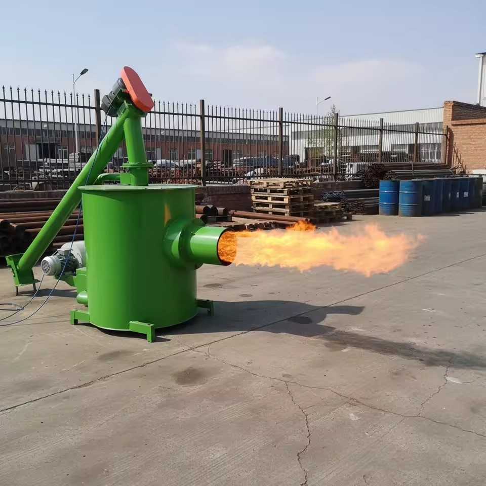Mini Biomass Wood Pyrolysis Gasifier Plant Combined Heat Power Generator Biochar Making Machine Gas Generation Boiler Parts