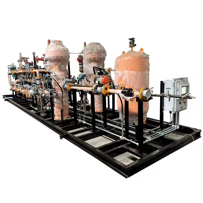 Customized Natural Gas Pressure Reducing Station Equipment Gas Regulator Inlet 5~7MPa Outlet 0.6~1MPa Flow 2400Nm3/h