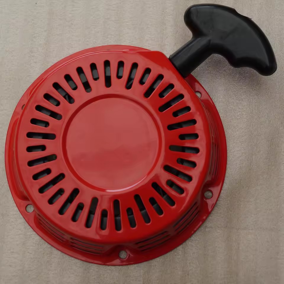 Wholesale OEM High Quality Iron Rubber Accessories 188F GX200 Red Recoil Start Engine Starter Gasoline Generator Parts 1 Year