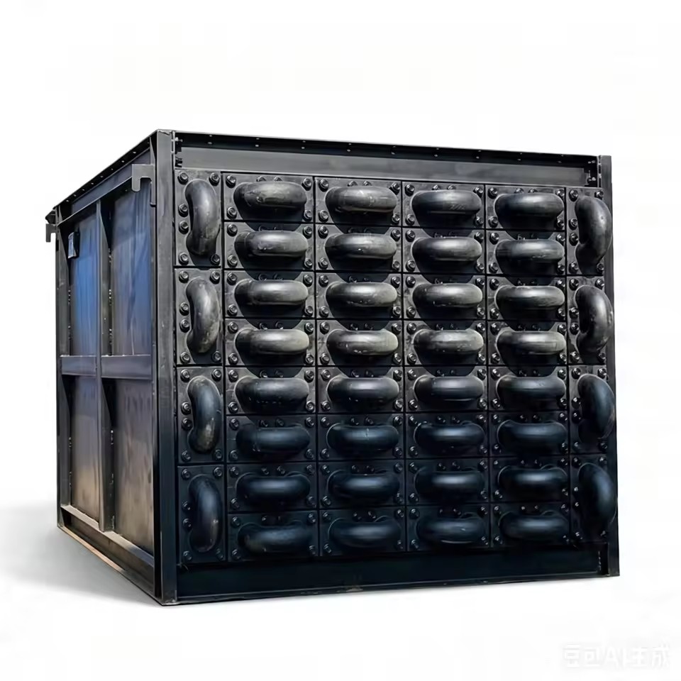 Industrial Cast Iron Economizer Assembly High Temp Resistant Flue Gas Heat Recovery Unit for Solid Fuel Boilers