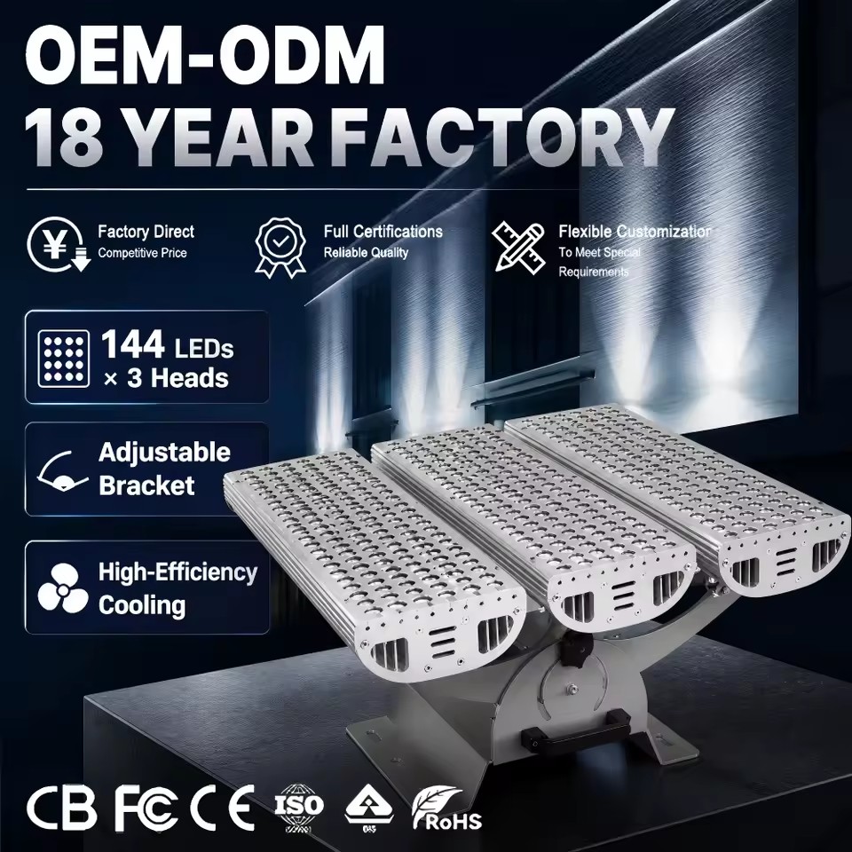 Skyscraper Facade Lighting Anti Glare Shield IP65 AC85-265V 432W Narrow Beam Single Color Wall Washer Light BYZ432-VI
