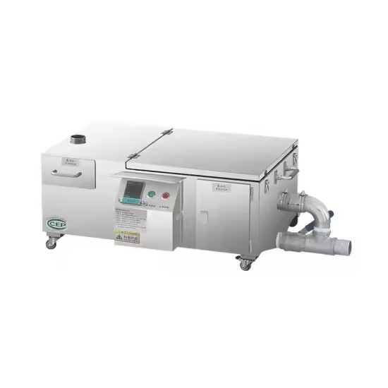 Commercial Automatic Heating Automatic Scrap Stainless Steel Oil-water Separator Restaurant Grease Trap