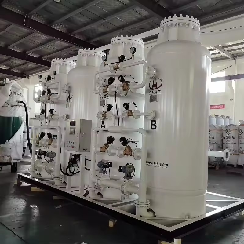 PSA Nitrogen Generator PLC-Controlled 99.999% 600 Nm3/h Booster for Sheet Metal Laser Cutting Skid-Mounted N2 Gas Plant CE ISO