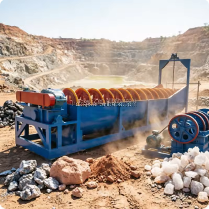 Double Spiral Classifier for Iron Ore Gold Ore Beneficiation Mining Processing