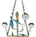 Automatic Natural Gas & Argon Manifold (Cylinder Option) Gas Regulator 1 Year Warranty for Pipeline PLC Control System